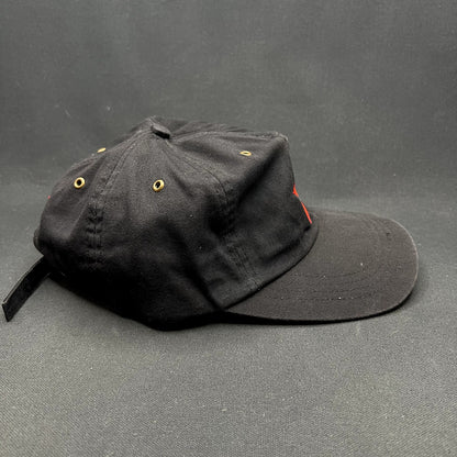 Vintage 1990s Moots Mountain Bikes Strapback Hat SCI Black Cycling MTB Cap
