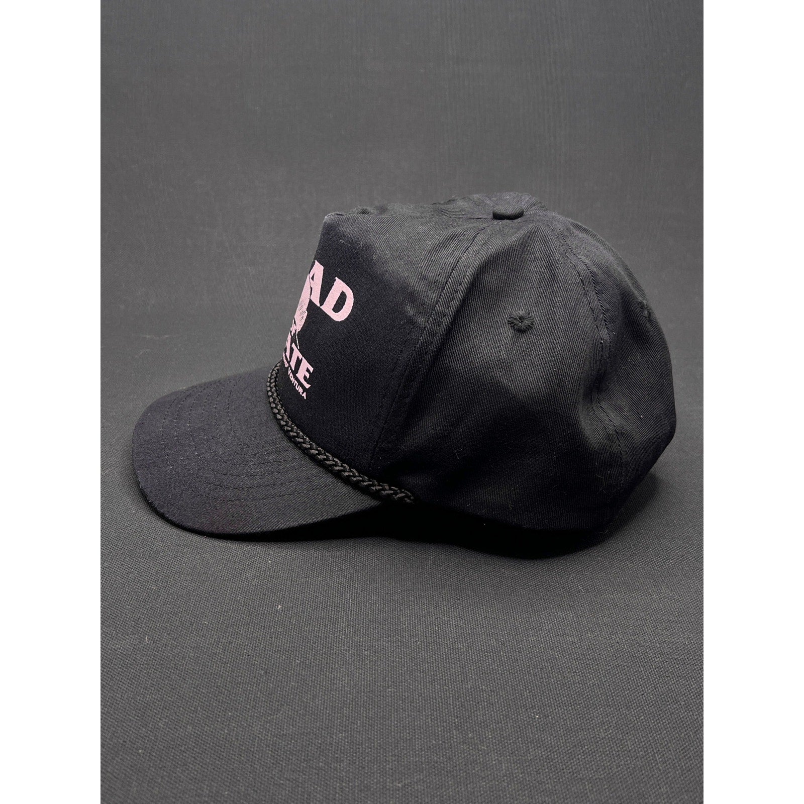 Vintage Jesse Ventura Extremely Rare “Head of State” Black Rope Snapback – Zkapz