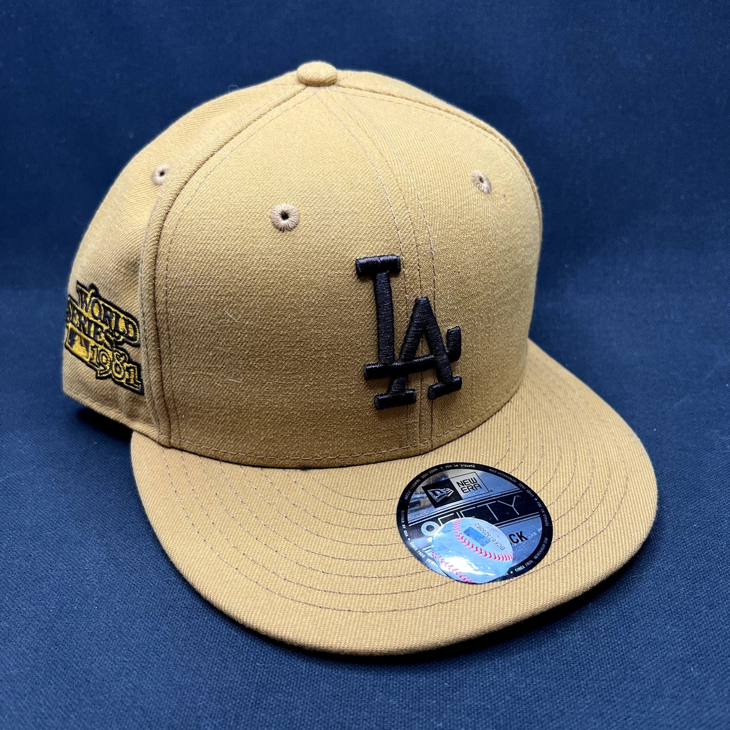 New Era LA Dodgers 1981 World Series Tan Brown 9FIFTY Snapback Hat