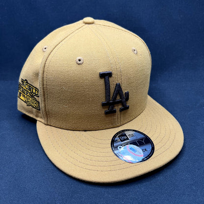 New Era LA Dodgers 1981 World Series Tan Brown 9FIFTY Snapback Hat
