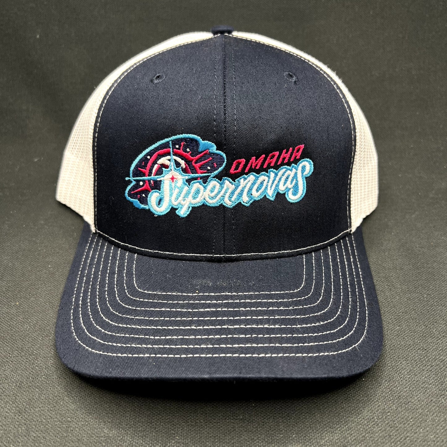 Omaha Supernovas Volleyball Richardson 112 Snapback Trucker Hat