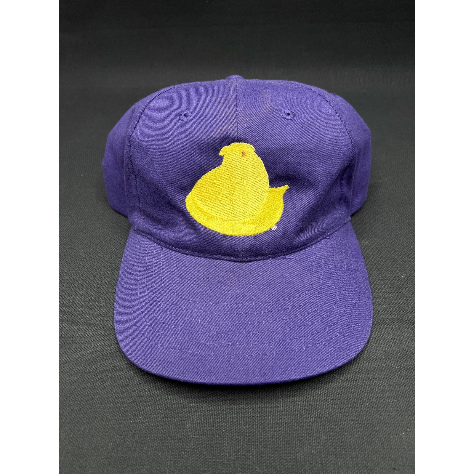 Vintage Marshmallow Peeps Hat – Purple Strapback Cap by HeadShots (KC Caps)