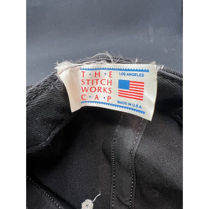 Vintage MTV Music TV 90s Plug In Hat The Stitch Works Made in USA Embroidery