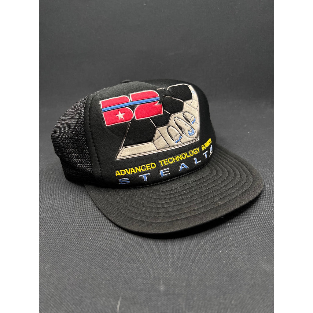 Vintage 1989 B2 Stealth Bomber Trucker Hat Advanced Tech Taiwan ROC