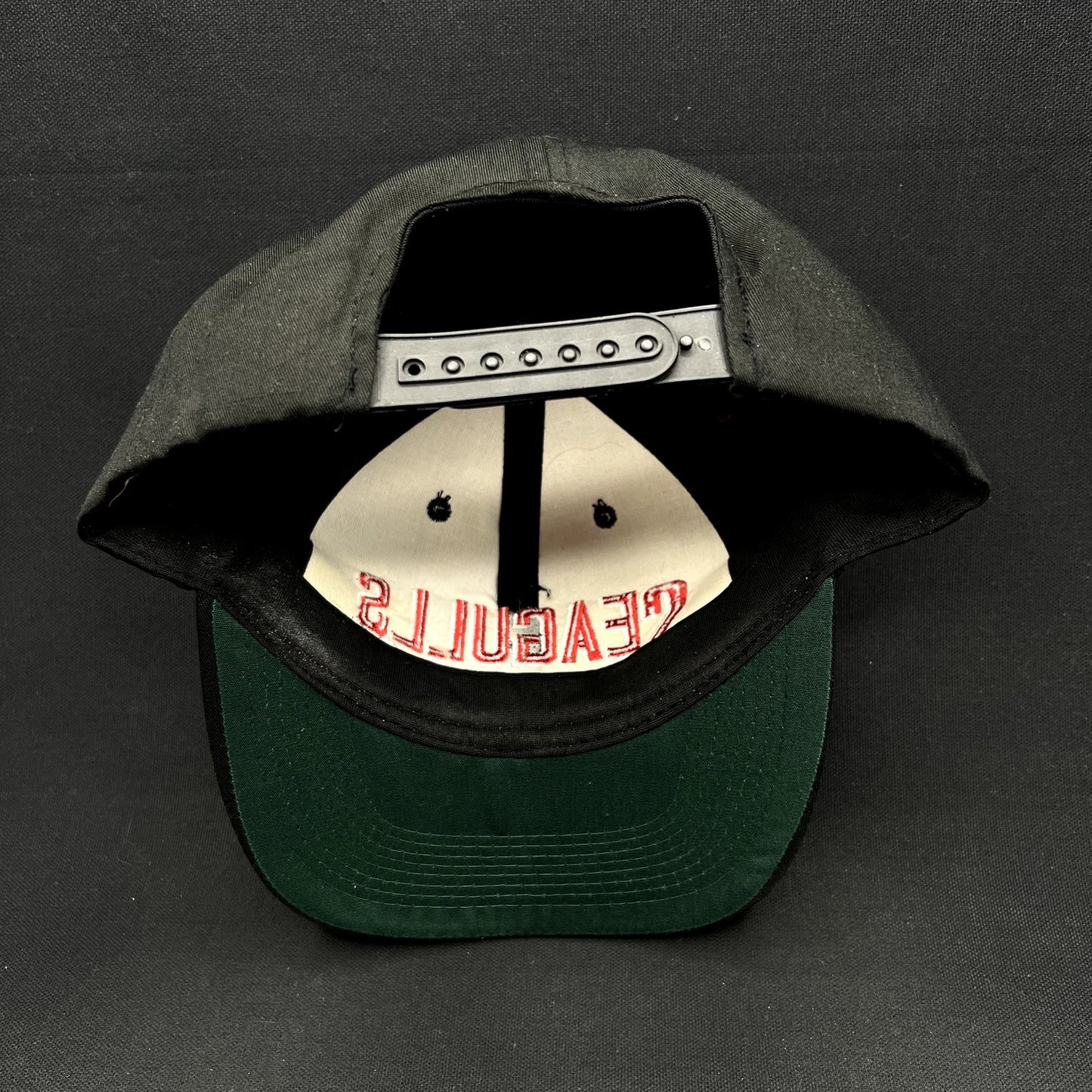 Vintage Gold Coast Seagulls NRL Snapback Hat Black Made in Korea
