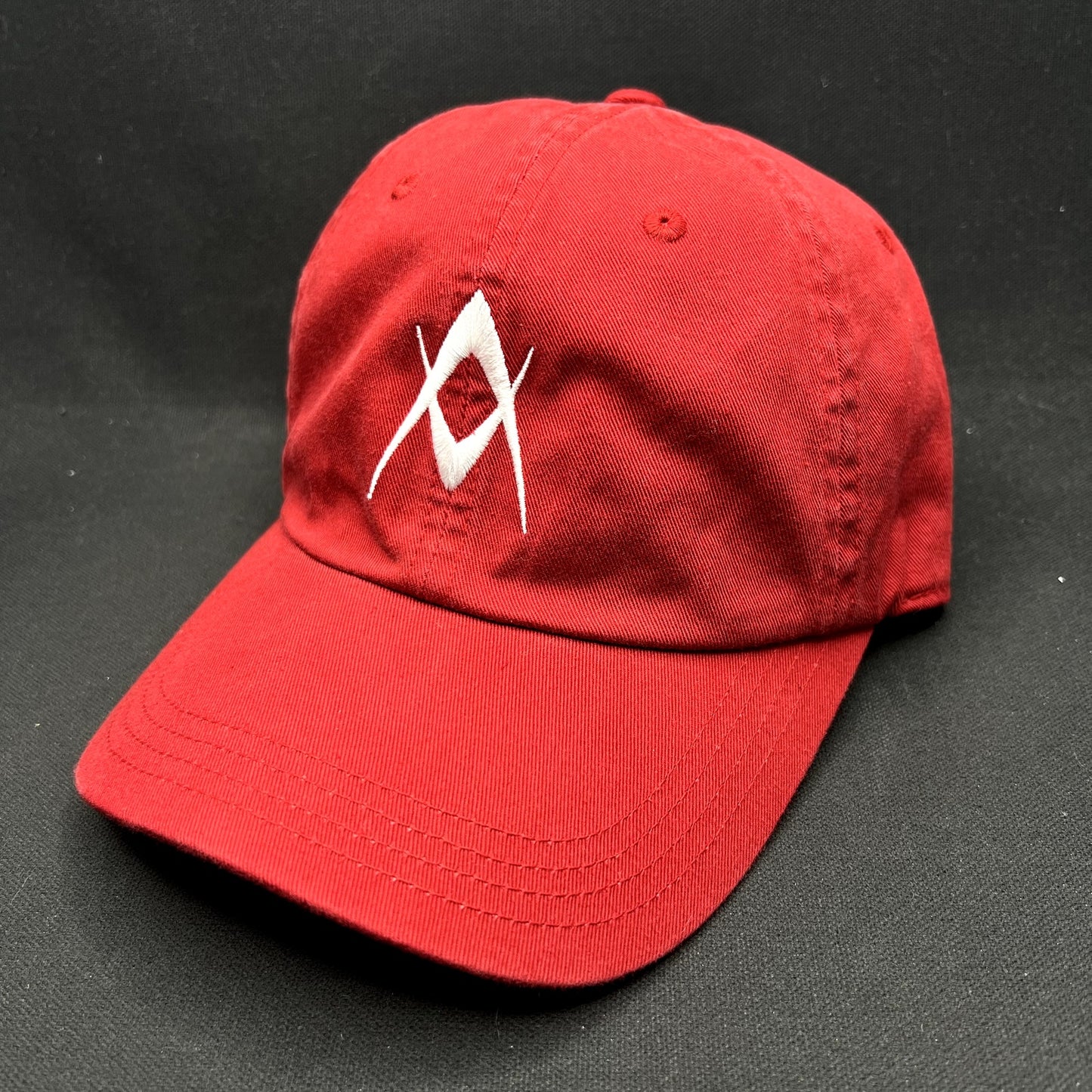Vintage Volkl Skis Strapback Hat Red Snow Sports Skiing Cap