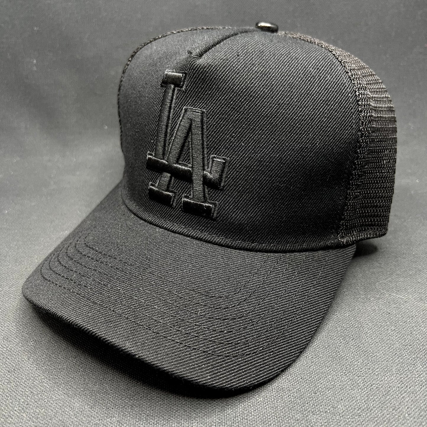 Los Angeles Dodgers 2020 World Series Blackout Trucker Snapback Hat
