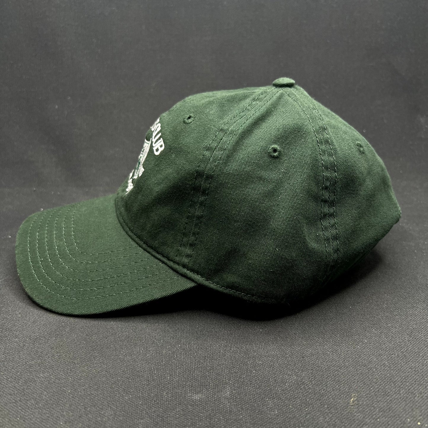 Courts Club Los Angeles Strapback Hat Green Tennis Club Crest USA Made