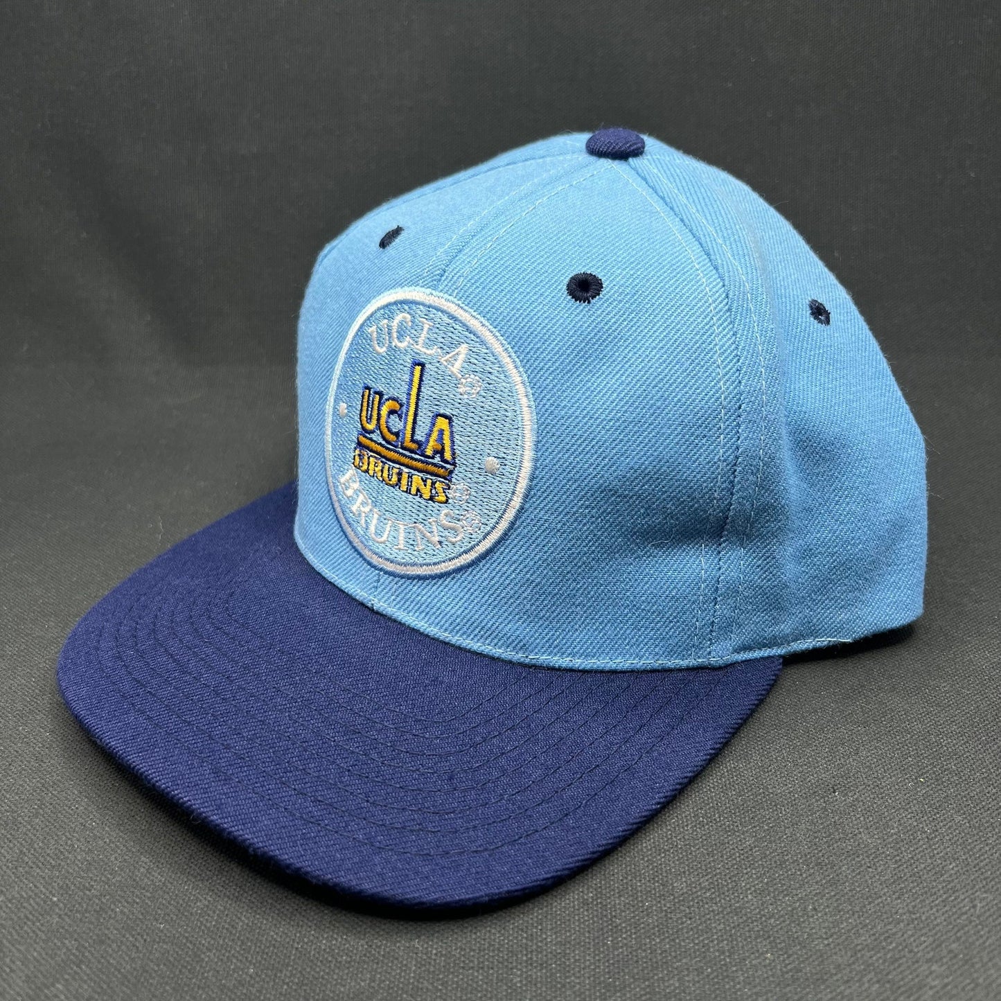 Vintage UCLA Bruins Snapback Hat AJD Blue NCAA Logo Cap
