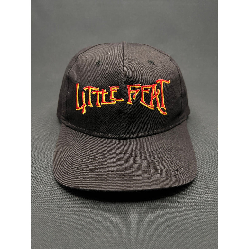 Vintage 90's Little Feat Black Snapback Hat – Red/Yellow Embroidered Logo