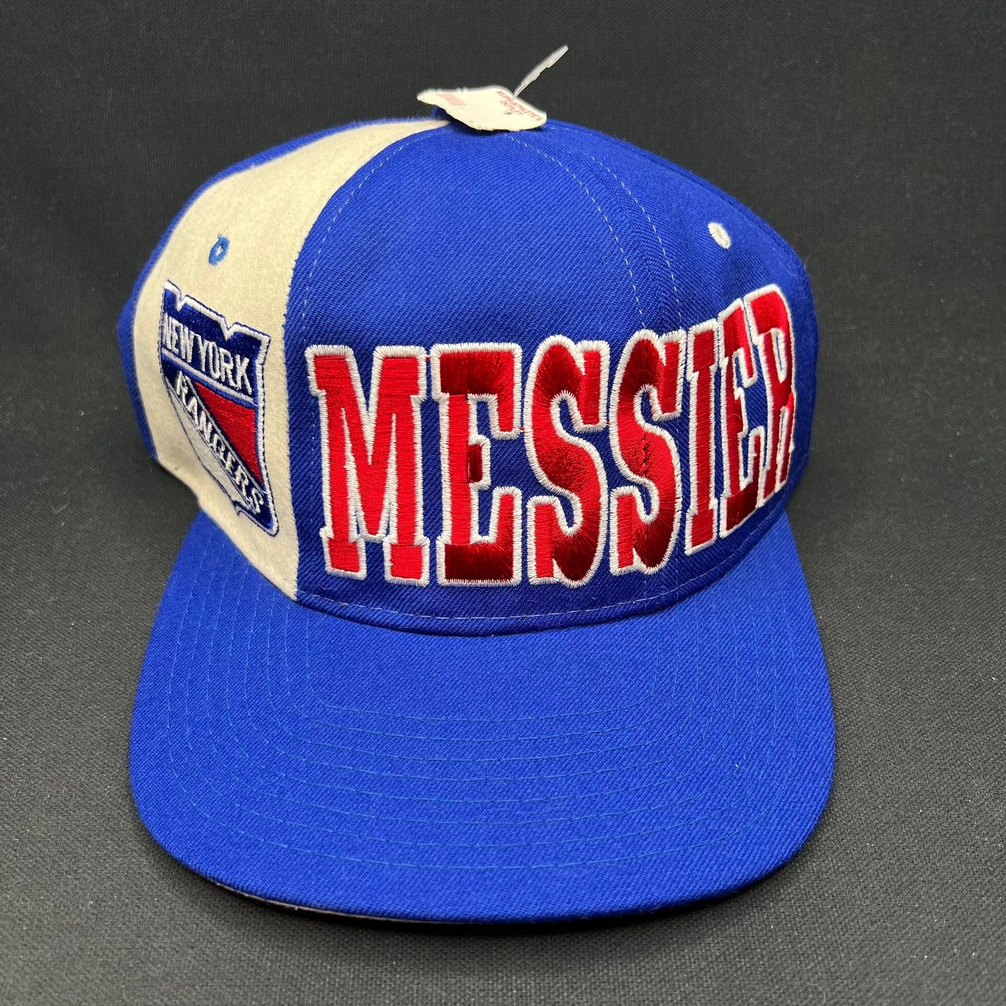 Vintage New York Rangers Starter Tri-Power Snapback Hat Script NHL Wool