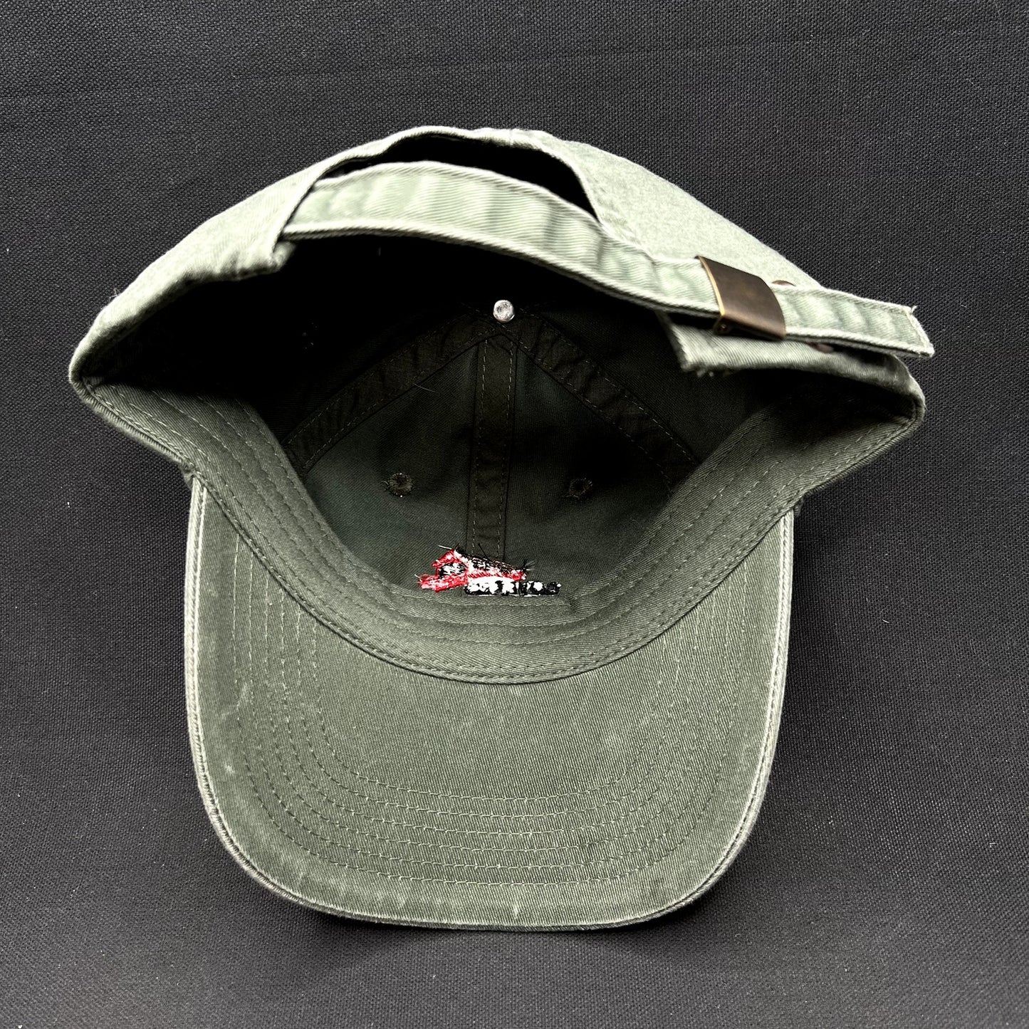Covered Bridge Recording Studio Olive Green Strapback Hat Port Authority
