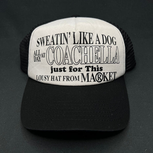 Coachella x Market “Sweatin’ Like a Dog” Trucker Hat