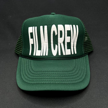 Vintage FILM CREW Green Mesh Trucker Snapback Hat Nissun Cap