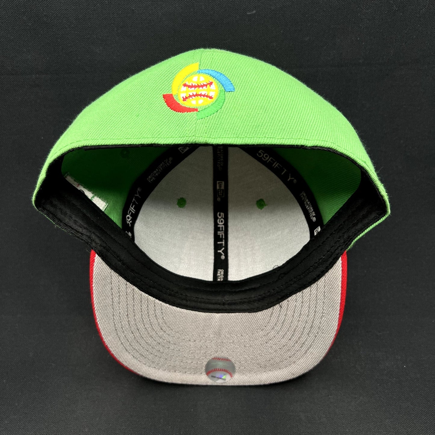New Era 59FIFTY Mexico World Baseball Classic Fitted Hat 7 5/8 Green Red