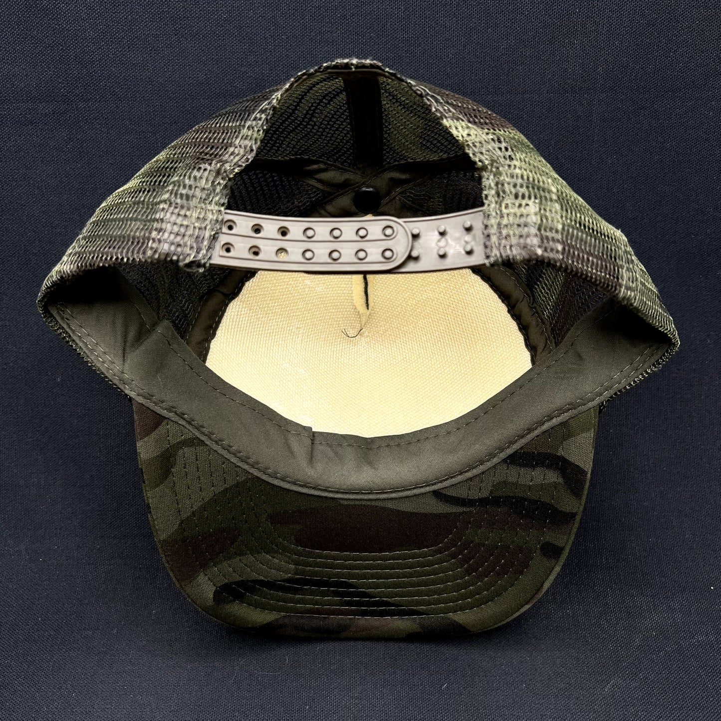 Vintage Cloud 9 Aspen C9 Trucker Snapback Hat Camo Rope Cobra Cap