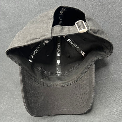 New Era 9TWENTY “Deadline” Black Strapback Hat Tonal Logo