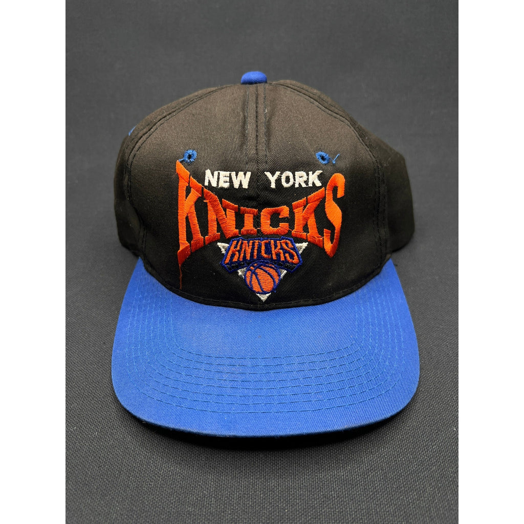 Rare Vintage 90s New York Knicks Script Snapback Hat The G Cap Korea