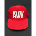 AVN Trucker Hat Classic Red Foam Front Mesh Snapback Adult Video News Promo Cap