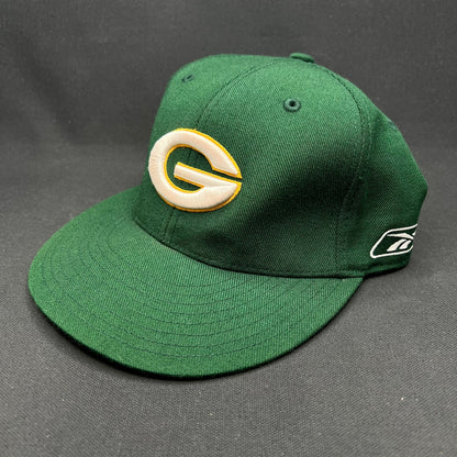 Vintage Green Bay Packers Reebok On-Field Fitted Hat Green