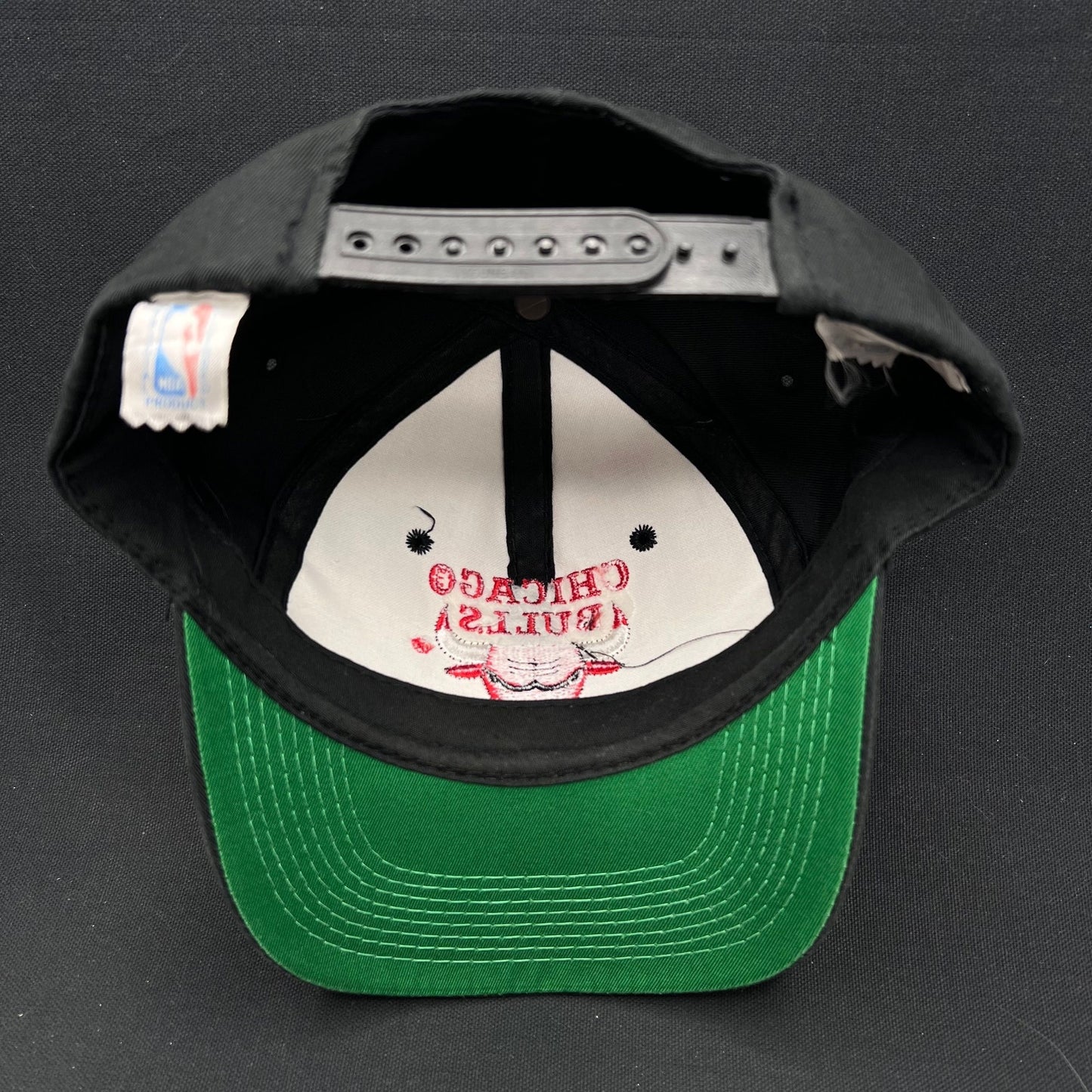 Vintage Chicago Bulls Snapback Hat The E Cap 90s NBA
