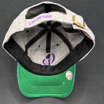 Colorado Rockies ’47 Brand Wool Strapback Hat Bula US Ski