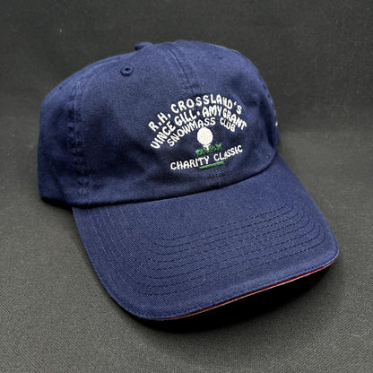 Vintage Vince Gill Amy Grant Snowmass Club Charity Classic Strapback Hat Golf