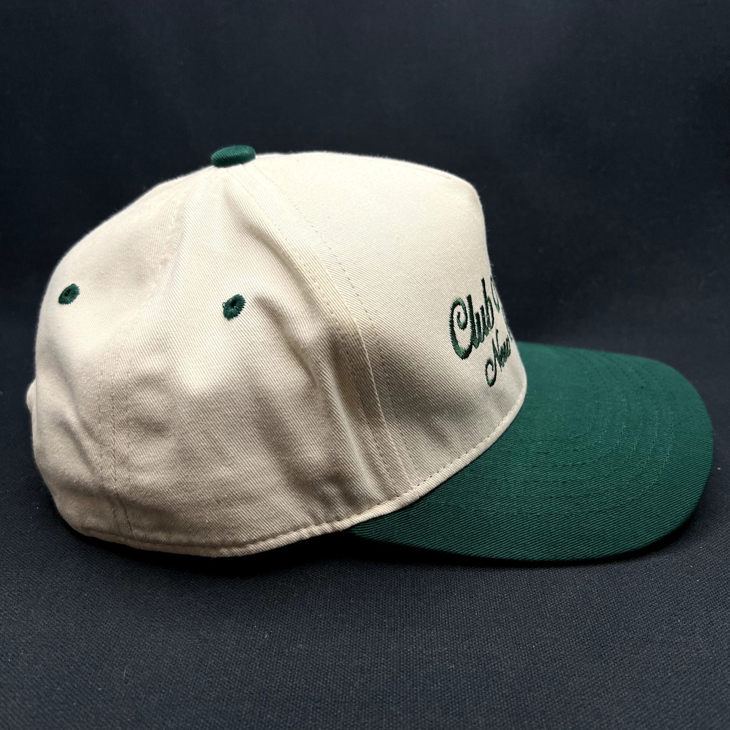 Club Nicole New Orleans Snapback Hat Green White Nissin Promo Cap