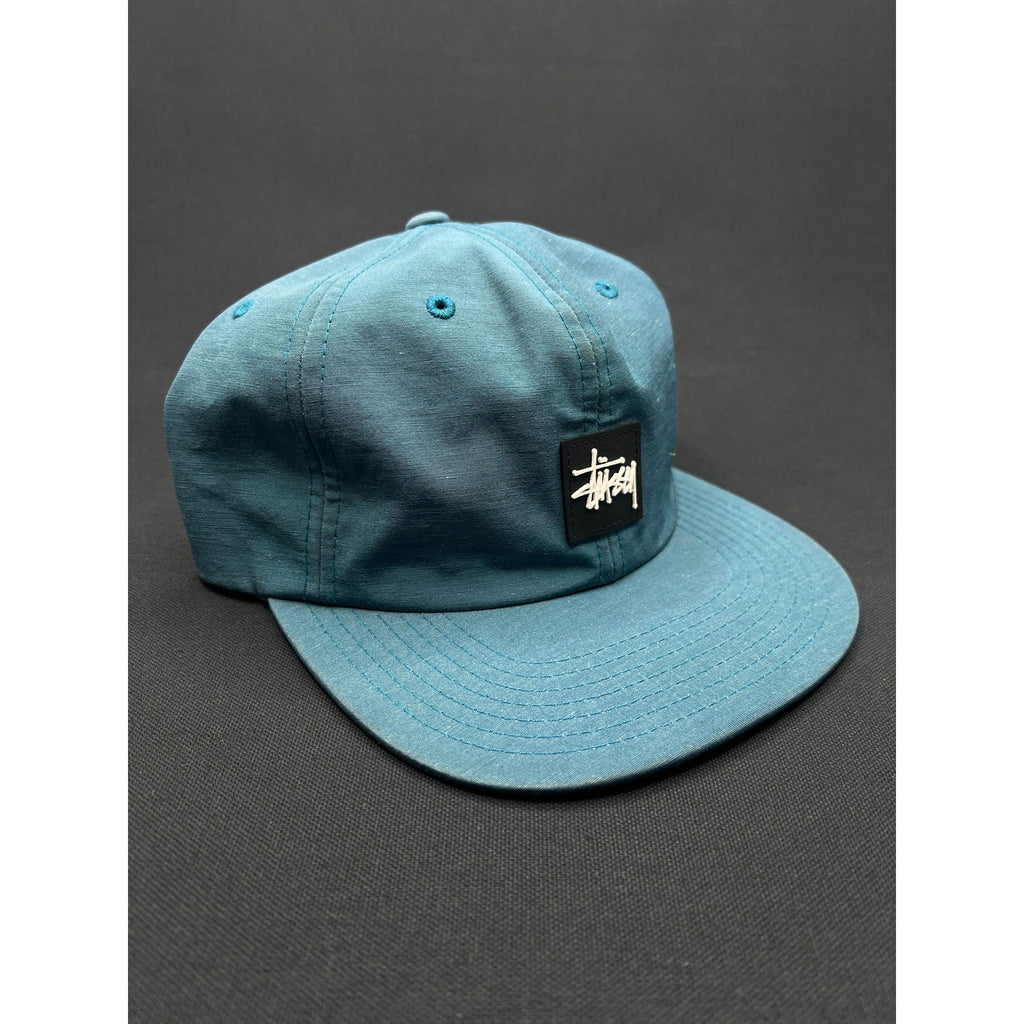Stüssy Teal Strapback Hat Classic Logo Patch Lightweight Streetwear Essential