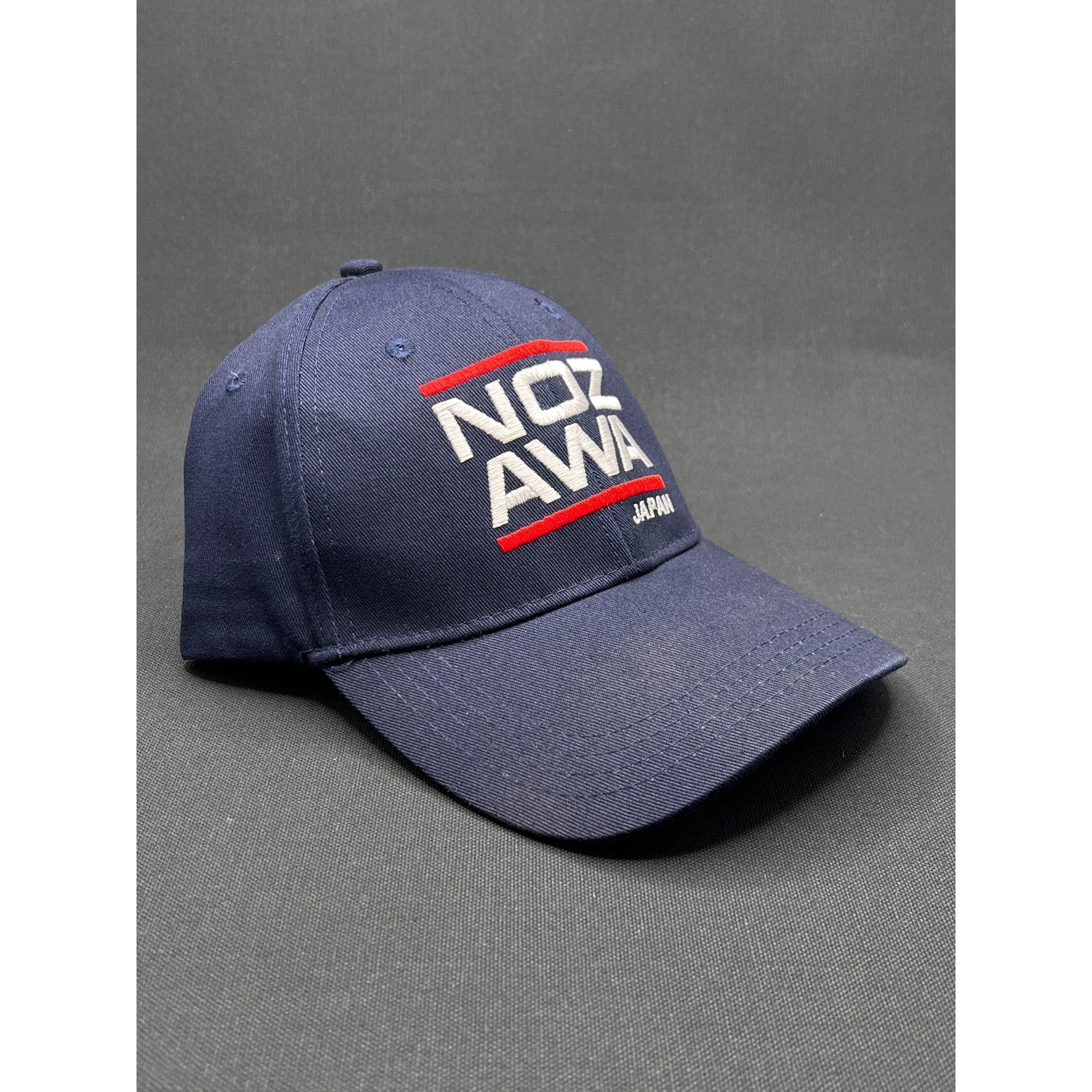 Vintage Nozawa Ski Resort Japan Strapback Hat – Navy Cotton Skiwear Cap