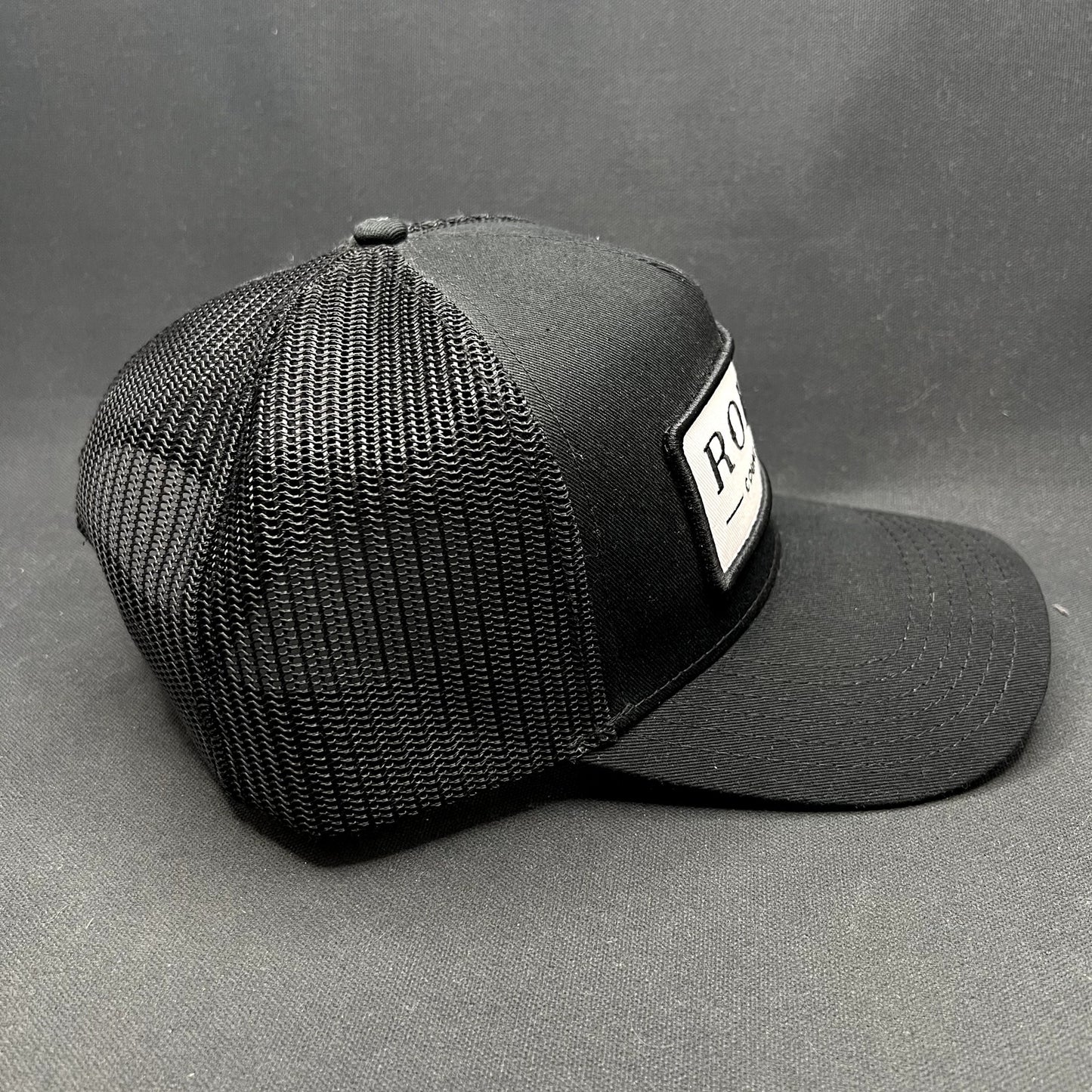 Rodeo Country Club Patch Snapback Trucker Hat Black Mesh Golf Westernaa