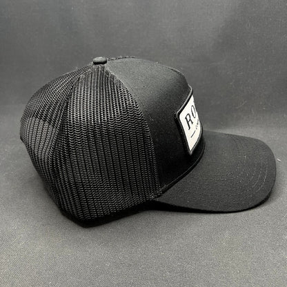 Rodeo Country Club Patch Snapback Trucker Hat Black Mesh Golf Westernaa