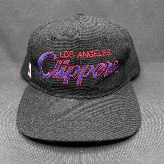 Vintage LA Clippers Sports Specialties Script Snapback Hat NBA