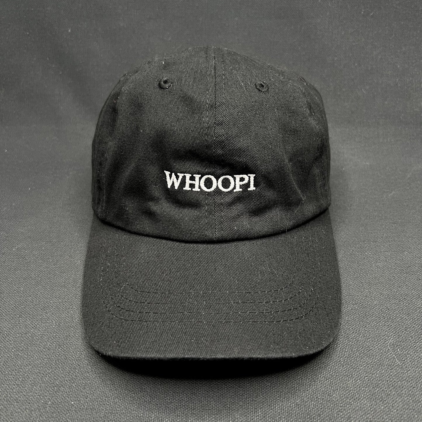 Whoopi Goldberg Strapback Hat Black Organic Cotton Dad Cap
