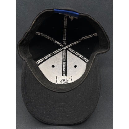 7 1/8 Oakland Raiders NFL On-Field Reebok Fitted Hat Black Size