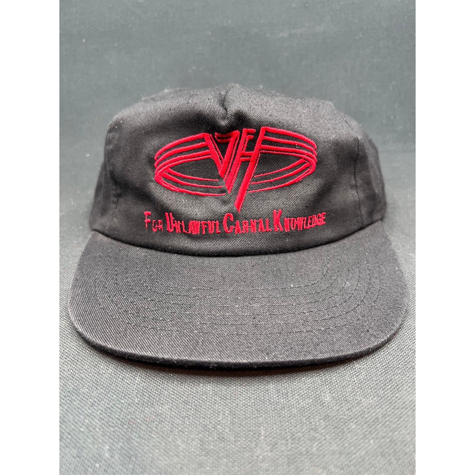 Vintage 1991 Van Halen Original Tour Hat For Unlawful Carnal Knowledge Hong Kong