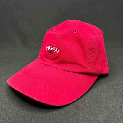 NOAH USA Red Logo Strapback Hat Streetwear Made in USA