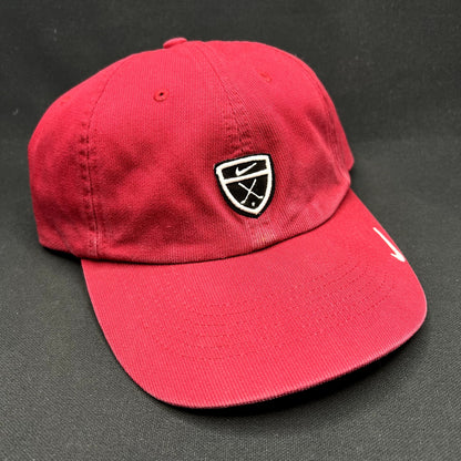 Y2K Volcom Stone Logo Brown Flexfit Skate Surf Hat S/M