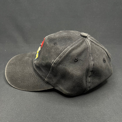 Vintage Pokémon Poké Ball Logo Strapback Hat Black Nintendo