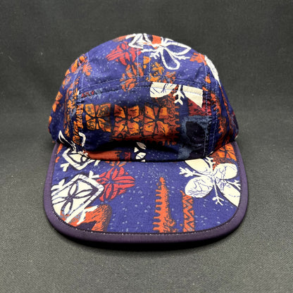 Vintage 1996 Patagonia Spoonbill Cap Purple Tropical Print Strapback USA S