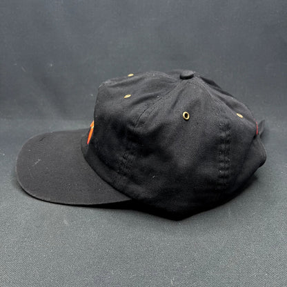 Vintage 1990s Moots Mountain Bikes Strapback Hat SCI Black Cycling MTB Cap