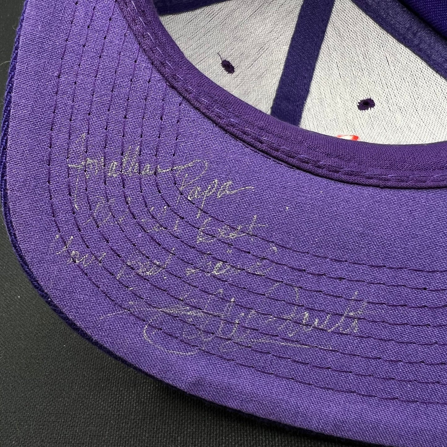 Vintage Willie Gault Signed Drive Nissin Snapback Hat 90s
