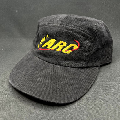 Vintage Atomic ARC Ski Strapback Hat Black Austria Alpine Skiing 90s Cap11