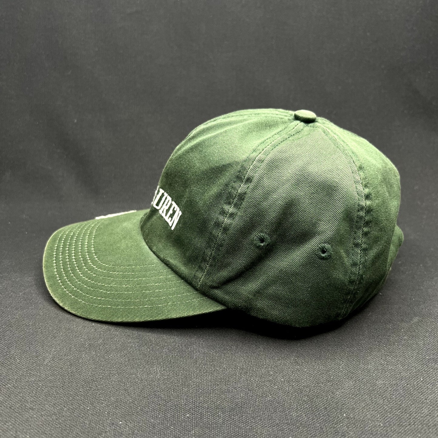 Vintage Polo Jeans Co Ralph Lauren Strapback Hat Green USA