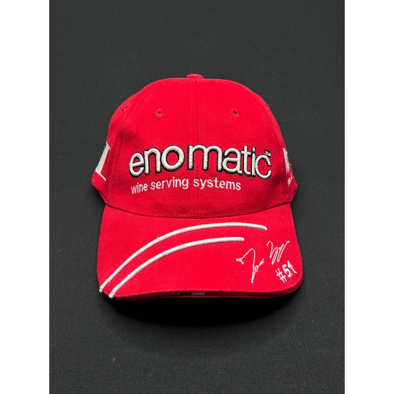 Enomatic Ferrari Racing Hat – Thomas Biagi #51 FIA GT Champion Strap back