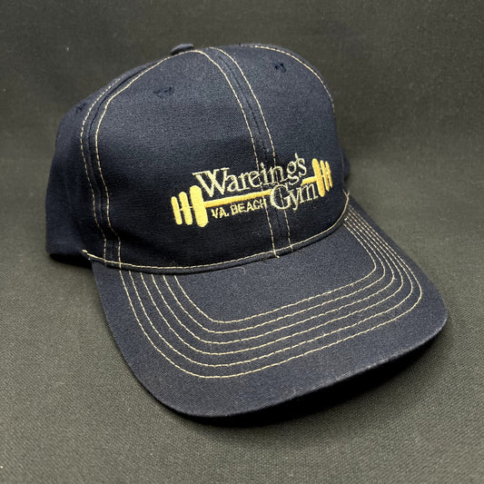 Vintage Wareing’s Gym Virginia Beach Snapback Hat BIG Accessories Fitness Cap