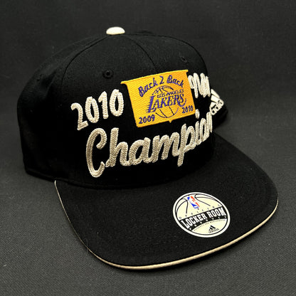 2010 NBA Finals Champions Lakers Locker Room Flex Hat OSFA