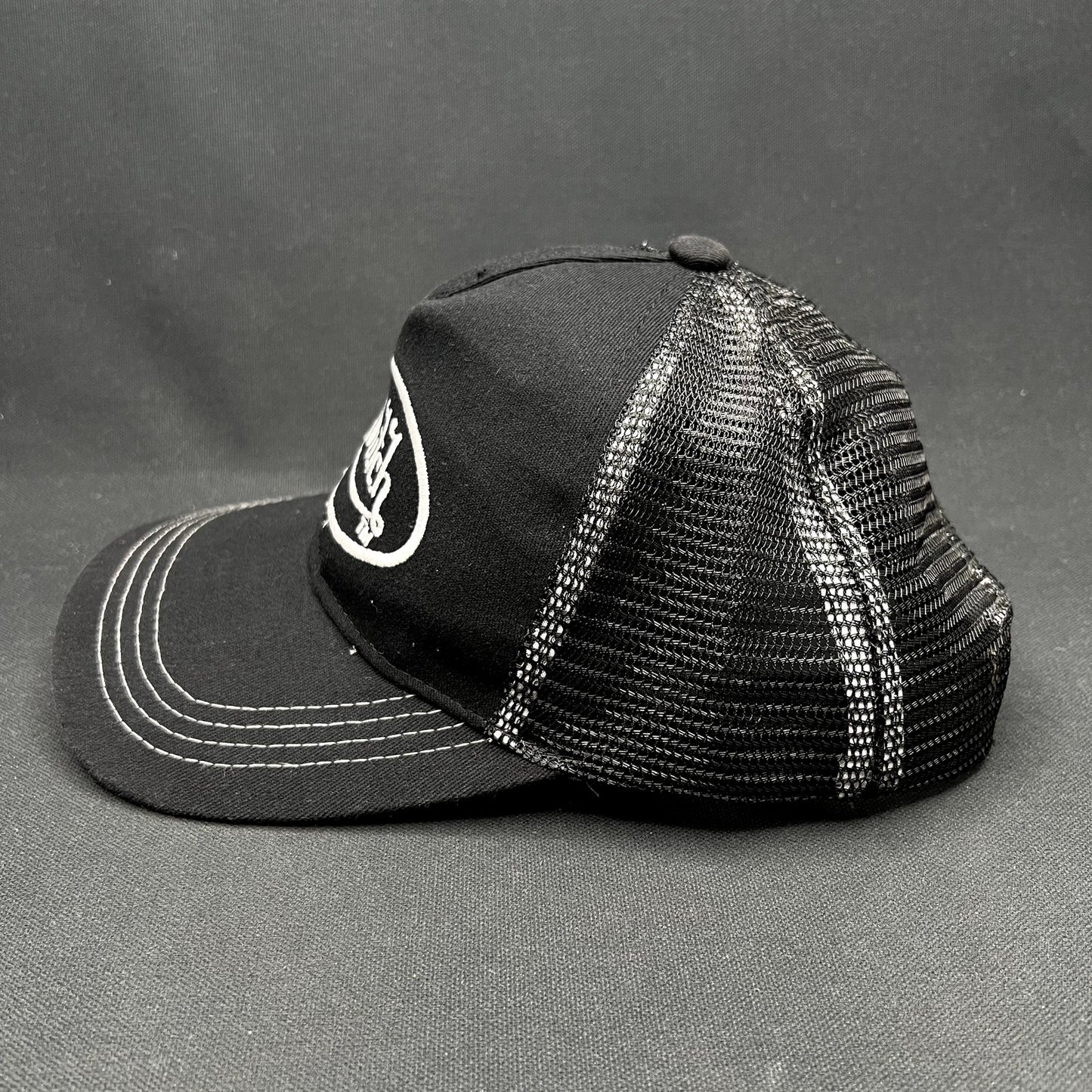 Vintage Y2K Von Dutch Black Trucker Snapback Hat