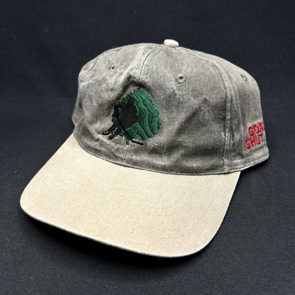 Vintage Aspen Fall Face Off Hockey Tournament Strapback Hat Goalie Shut Out Cap