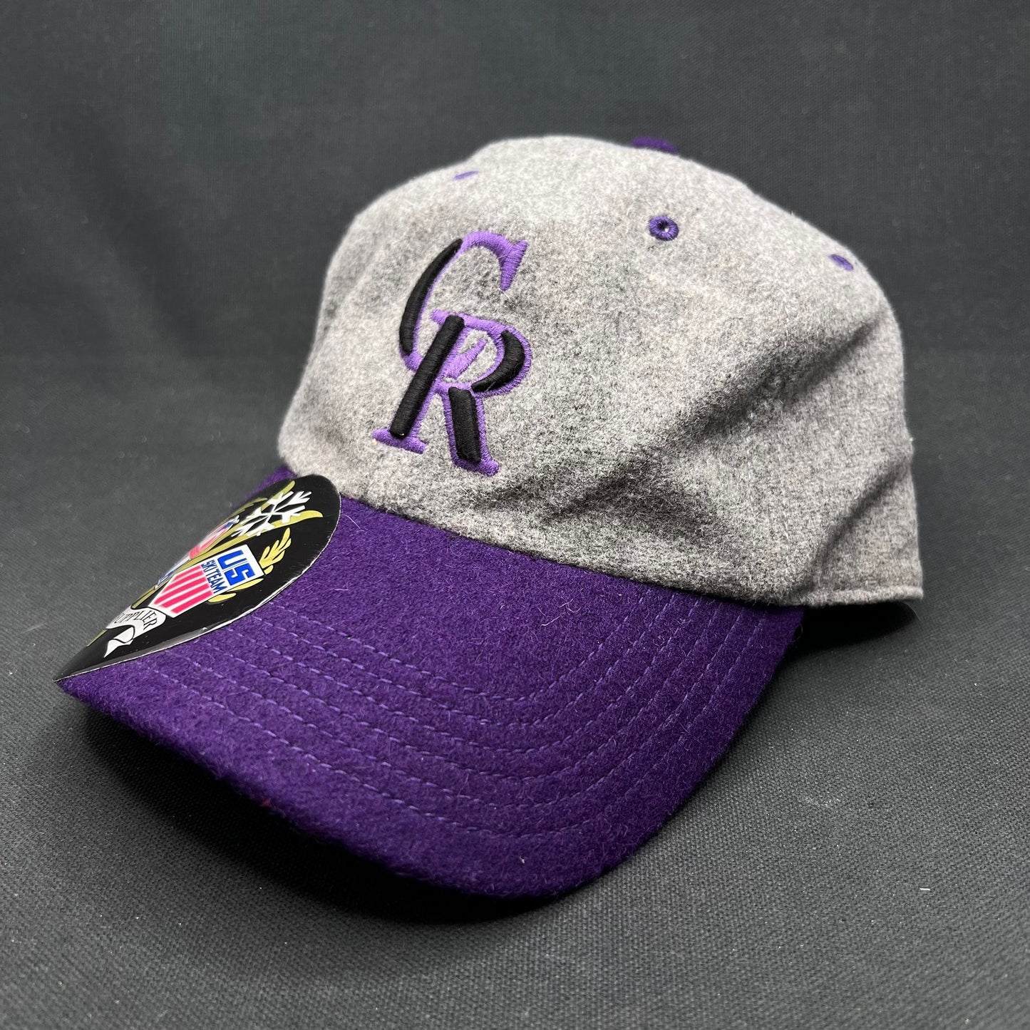 Colorado Rockies ’47 Brand Wool Strapback Hat Bula US Ski